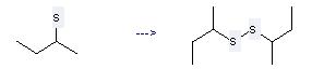 2-Butanethiol can be used to produce di-sec-butyl-disulfane at the ambient temperature